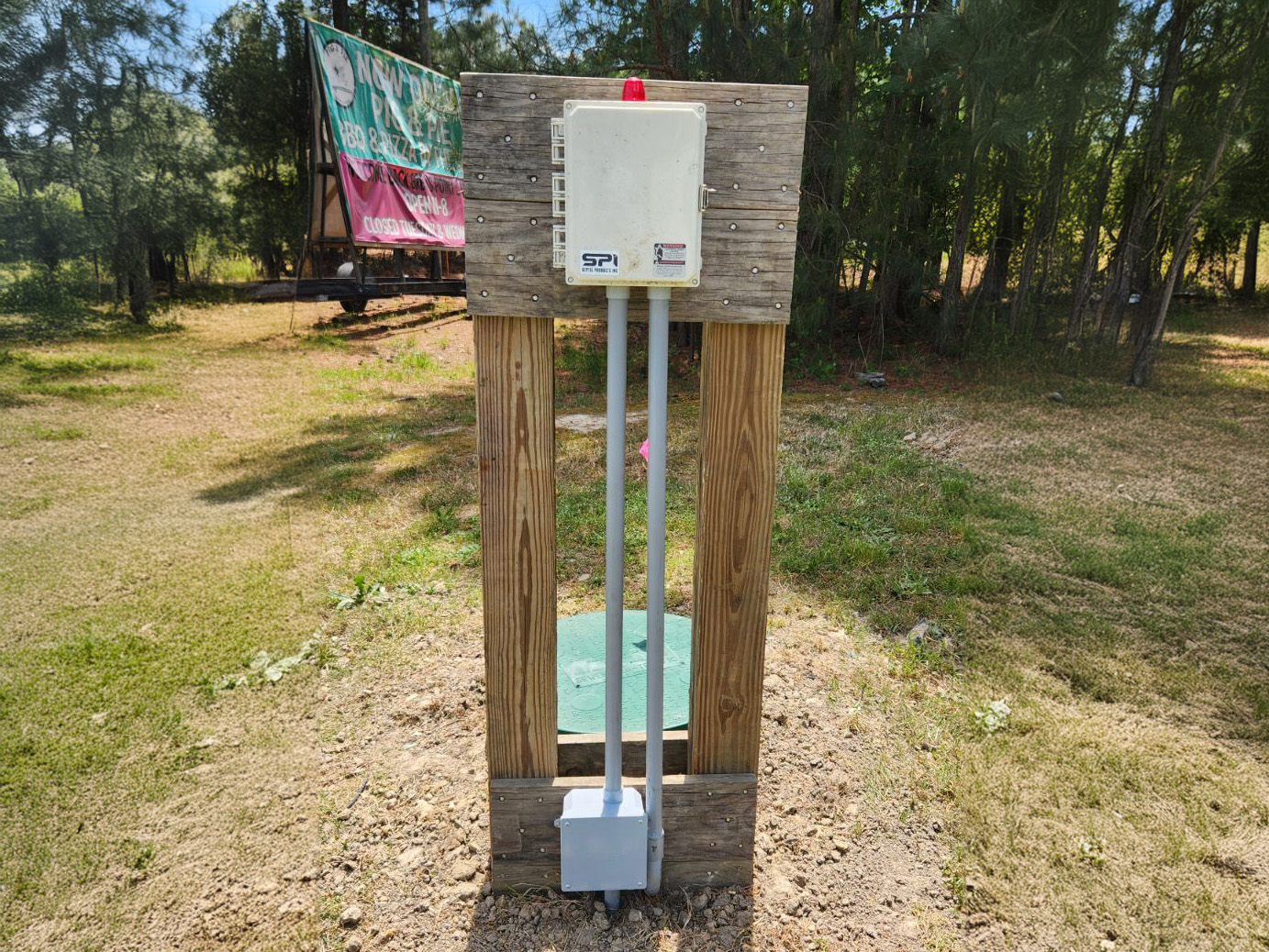 Septic inspection control panel rig virginia