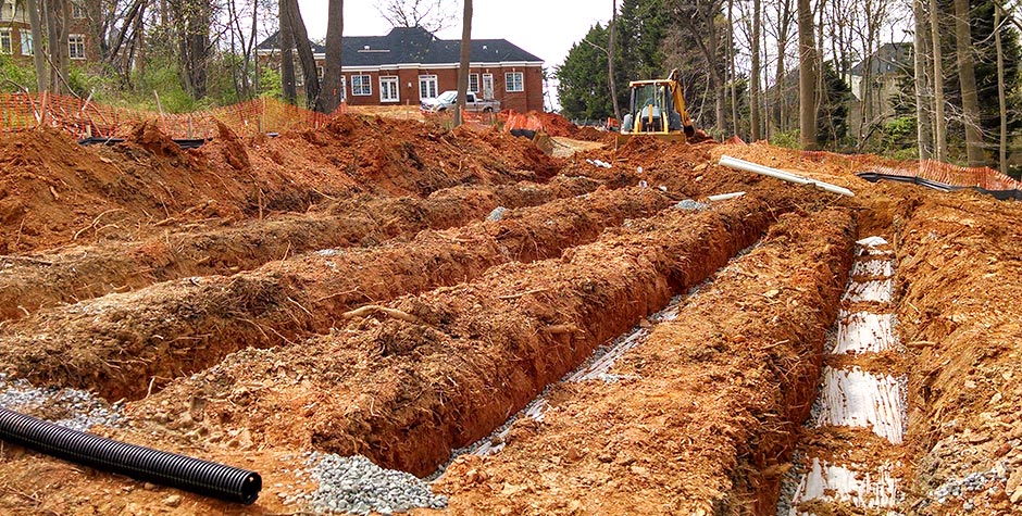 Soils Inc Drainage Field Excavation Example